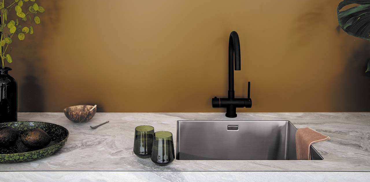 TopCore Aqua Grey Küchenarbeitsplatte